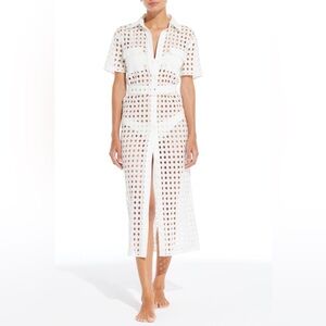 Solid & Striped Eyelet Harper Maxi Dress/Swimsuit Cover Up